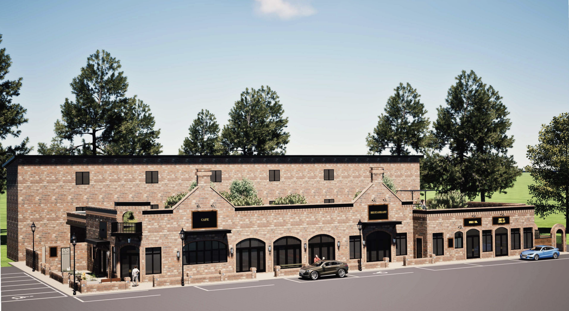 Southern Pines mixed-use development