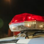close up photo of police siren